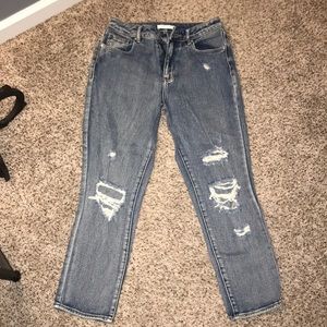 Pac sun mom jeans destroyed